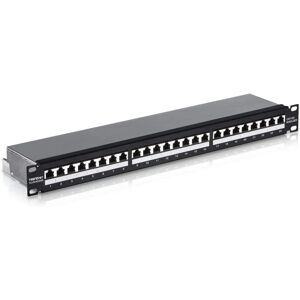 Trendnet TC-P24C6AS 24-Port Category 6A Shielded Patch Panel - Patch Panel Trendnet TC-P24C6AS 24-Port Category 6A Shielded Patch Panel - Patch Panel