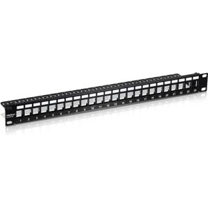 Trendnet TC-KP24S Black 24-Port Patch Panel - Rack Mount 1U Trendnet TC-KP24S Black 24-Port Patch Panel - Rack Mount 1U