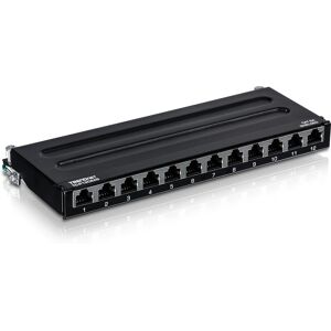 TRENDnet TC-P12C6AS Wandmontage Patchpanel - 12 Poorten, Cat 6a TRENDnet TC-P12C6AS Wandmontage Patchpanel - 12 Poorten, Cat 6a
