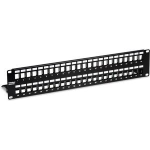 Trendnet TC-KP48S 48-Port Shielded Patch Panel - 2U Rackmount Trendnet TC-KP48S 48-Port Shielded Patch Panel - 2U Rackmount