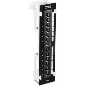 Trendnet TC-P12C6V Patch Panel - Wall Mount Cat6 RJ-45 12 Ports Trendnet TC-P12C6V Patch Panel - Wall Mount Cat6 RJ-45 12 Ports