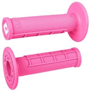 Poignées de vélo Odi Ruffian - Rose, Mi-haut, 120mm - Poignées - Publicité Poignées de vélo Odi Ruffian - Rose, Mi-haut, 120mm - Poignées - Publicité
