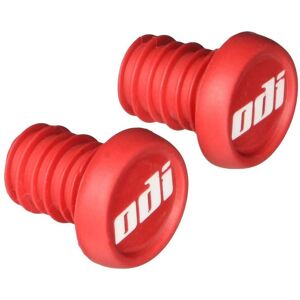 ODI Lenker-Endkappen - Rot, Einfach zu installieren, Logo ODI Lenker-Endkappen - Rot, Einfach zu installieren, Logo