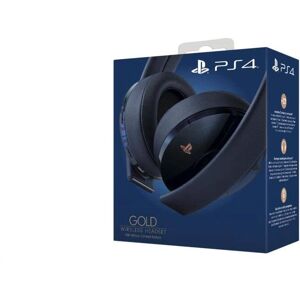 Cuffie wireless Sony Gold Edizione Limitata 500 Milioni - Blu - Cancellazione del rumore - con microfono - per PS4 Cuffie wireless Sony Gold Edizione Limitata 500 Milioni - Blu - Cancellazione del rumore - con microfono - per PS4