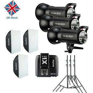 Godox Sk300ii 900W Studio Strobe Flash Light - Softbox & Stand Godox Sk300ii 900W Studio Strobe Flash Light - Softbox & Stand