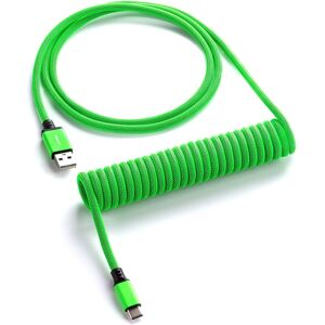 Câble USB CableMod Viper Green - 1,5m, A à C - En spirale - Publicité Câble USB CableMod Viper Green - 1,5m, A à C - En spirale - Publicité
