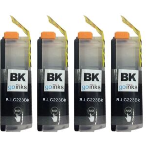 Cartouche d'encre noire Go Inks LC223Bk - Pack de 3 pour Brother - Publicité Cartouche d'encre noire Go Inks LC223Bk - Pack de 3 pour Brother - Publicité