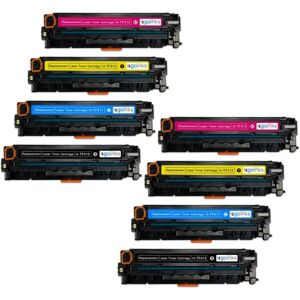 HP Compatible 4-Pack Laser Toner Cartridges - Black, Cyan, Magenta, Yellow - for HP Colour & Pro Laserjet HP Compatible 4-Pack Laser Toner Cartridges - Black, Cyan, Magenta, Yellow - for HP Colour & Pro Laserjet