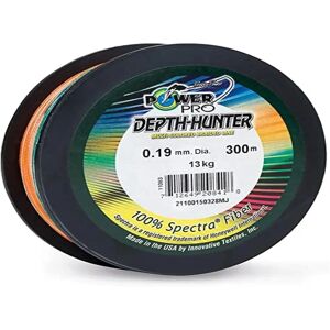Fil de pêche tressé Power Pro Depth Hunter - Ligne Multi-couleurs Japonaise - Publicité Fil de pêche tressé Power Pro Depth Hunter - Ligne Multi-couleurs Japonaise - Publicité