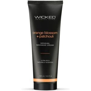 Wicked Sensual Massage Cream - Orange Blossom + Patchouli - 120 ml Wicked Sensual Massage Cream - Orange Blossom + Patchouli - 120 ml