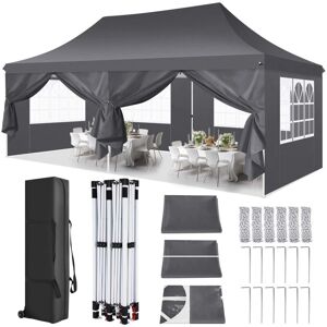 Marca 3x6M Pabellón de jardín impermeable con protección UV - Plegable para bodas y eventos Marca 3x6M Pabellón de jardín impermeable con protección UV - Plegable para bodas y eventos