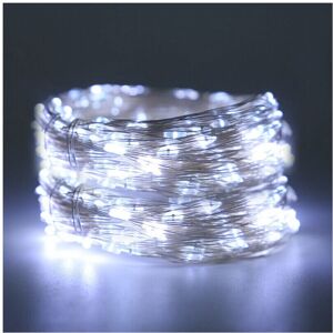 Unbranded White 10m LED Solar Fairy String Fence Lights Waterproof - String Lights Unbranded White 10m LED Solar Fairy String Fence Lights Waterproof - String Lights