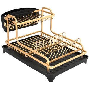 Unbranded 2 Tier Dish Drainer Rack - Kitchen Accessories Unbranded 2 Tier Dish Drainer Rack - Kitchen Accessories