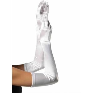 Gants en satin blanc jusqu’au coude de Leg Avenue - Accessoire élégant - Publicité Gants en satin blanc jusqu’au coude de Leg Avenue - Accessoire élégant - Publicité