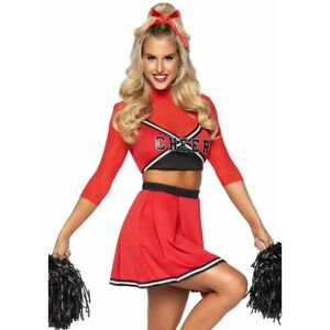 Leg Avenue 86895_00306 Red Cheerleader Costume - Costume Leg Avenue 86895_00306 Red Cheerleader Costume - Costume
