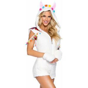Leg Avenue 86946_00202 White Llama Fancy Dress Leg Avenue 86946_00202 White Llama Fancy Dress