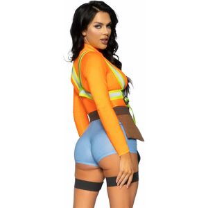 Leg Avenue Deluxe Builder Fancy Dress - Construction Costume Leg Avenue Deluxe Builder Fancy Dress - Construction Costume