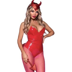 Leg Avenue Red Glitter Devil Headband and Tail - Fancy Dress Accessory Leg Avenue Red Glitter Devil Headband and Tail - Fancy Dress Accessory
