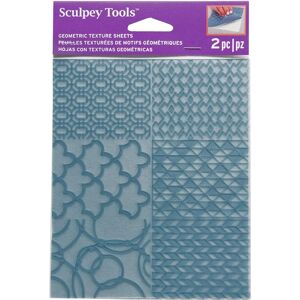 Feuilles de texture géométrique bleue Sculpey - 22 x 15,5 cm Feuilles de texture géométrique bleue Sculpey - 22 x 15,5 cm
