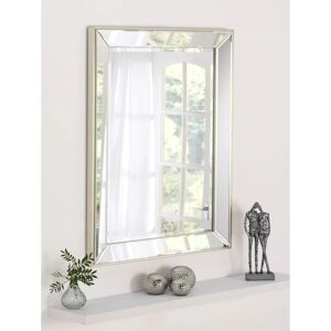 Yearn Champagne Wall Mirror - Rectangular Bevelled 91x66cm Yearn Champagne Wall Mirror - Rectangular Bevelled 91x66cm