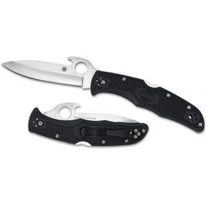 Spyderco C10PGYW Cuchillo táctico plegable negro Spyderco C10PGYW Cuchillo táctico plegable negro