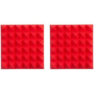 Gator Frameworks GFW-ACPNL1212PRED-2PK Panneaux Acoustiques - 12x12 - Rouge - Matériel de Studio Gator Frameworks GFW-ACPNL1212PRED-2PK Panneaux Acoustiques - 12x12 - Rouge - Matériel de Studio