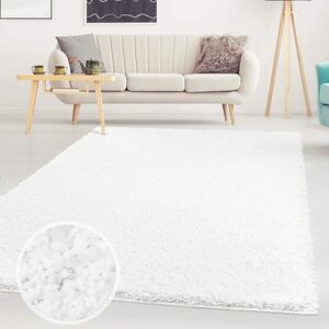 Carpet City Shaggy 500 Weiß - Teppich Carpet City Shaggy 500 Weiß - Teppich