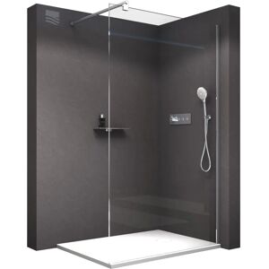 Bernstein EX101 - Sicherheitsglas Duschwand - 8mm, Verstellbar Bernstein EX101 - Sicherheitsglas Duschwand - 8mm, Verstellbar