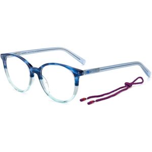Missoni MMI 0011-38I Damen Brillenfassung Blau Horn Missoni MMI 0011-38I Damen Brillenfassung Blau Horn