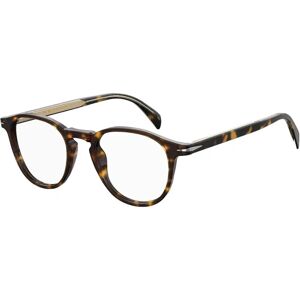 David Beckham Havana Eyewear Frames - Men - 49mm - Optical Frames David Beckham Havana Eyewear Frames - Men - 49mm - Optical Frames