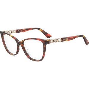 Montatura Occhiali Moschino MOS588-93W Havana Marrone Rosso - Montatura Occhiali Montatura Occhiali Moschino MOS588-93W Havana Marrone Rosso - Montatura Occhiali