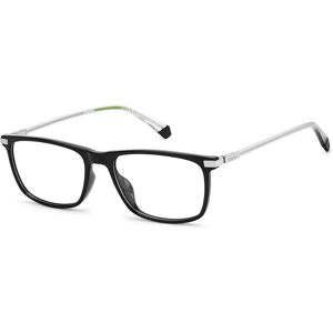 Polaroid Schwarze Brillenrahmen - Herren - Quadratischer Plastikstil Polaroid Schwarze Brillenrahmen - Herren - Quadratischer Plastikstil