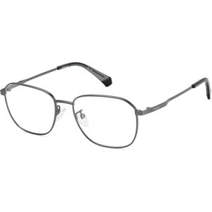 Polaroid 54mm Square Metal Eyewear Frames - R80 Dark Ruthenium Polaroid 54mm Square Metal Eyewear Frames - R80 Dark Ruthenium