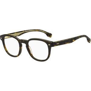 Hugo Boss Havana Square Acetate Eyewear Frames - Eyewear Frames Hugo Boss Havana Square Acetate Eyewear Frames - Eyewear Frames