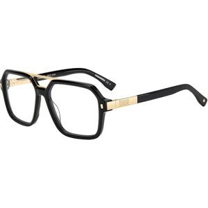 Dsquared2 D2 0035 Black Gold Eyewear Frames - Eyewear Frames Dsquared2 D2 0035 Black Gold Eyewear Frames - Eyewear Frames