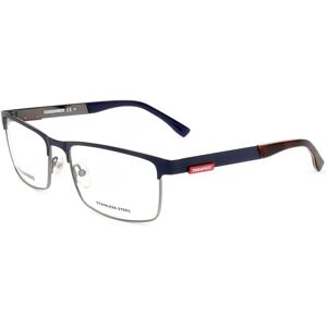 Dsquared2 D2 0006 H2T Matte Blue Dark Ruthenium Eyewear Frames - Eyewear Frames Dsquared2 D2 0006 H2T Matte Blue Dark Ruthenium Eyewear Frames - Eyewear Frames