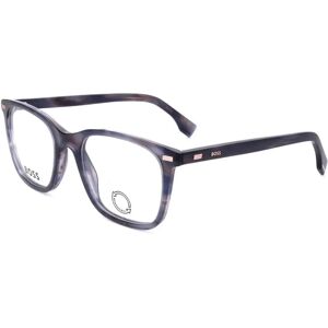 Hugo Boss Vierkante Bril Blue Havana - Bril Hugo Boss Vierkante Bril Blue Havana - Bril