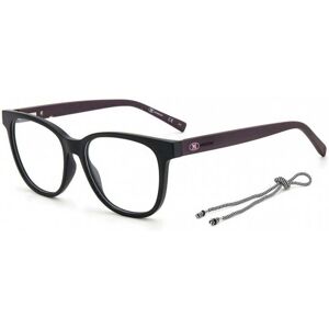 Missoni MMI 0106 DKH Black / Violet Square Eyewear - Eyewear Missoni MMI 0106 DKH Black / Violet Square Eyewear - Eyewear