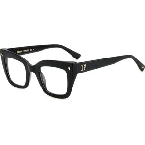 Dsquared2 D2 0099 807 Black Eyewear Frames - Eyewear Dsquared2 D2 0099 807 Black Eyewear Frames - Eyewear