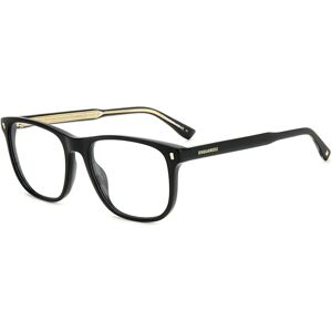 Dsquared2 D2 0079 807 Fekete Négyszögletes Unisex Szemüvegkeret - Szemüvegkeret Dsquared2 D2 0079 807 Fekete Négyszögletes Unisex Szemüvegkeret - Szemüvegkeret