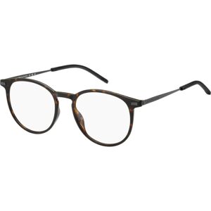 Tommy Hilfiger TH 2021 086 Havana Unisex Square Eyeglasses Tommy Hilfiger TH 2021 086 Havana Unisex Square Eyeglasses