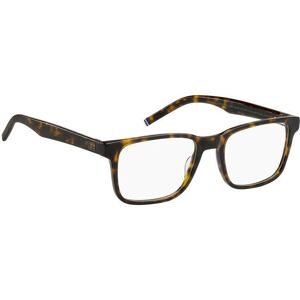 Tommy Hilfiger TH 2075 086 Havana Square Unisex Eyeglasses Tommy Hilfiger TH 2075 086 Havana Square Unisex Eyeglasses