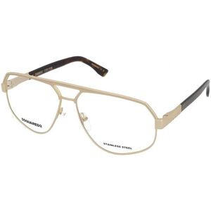 Dsquared2 D2 0121 J5G Gold - Eyewear Frames Dsquared2 D2 0121 J5G Gold - Eyewear Frames