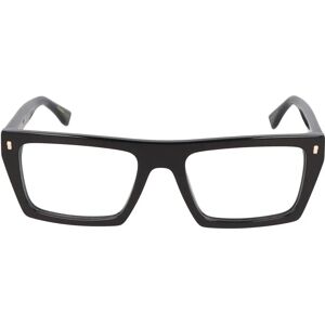 Dsquared2 D2 0130 807 Black Acetate Eyewear Frames - Eyewear Frames Dsquared2 D2 0130 807 Black Acetate Eyewear Frames - Eyewear Frames