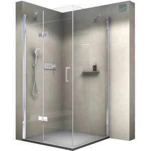 Mampara de ducha de esquina con cristal nano de Bernstein - 8mm, Dimensiones ajustables Mampara de ducha de esquina con cristal nano de Bernstein - 8mm, Dimensiones ajustables