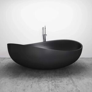 Bernstein Wave Bañera exenta - Superficie Sólida - Negro mate - 180x110cm Bernstein Wave Bañera exenta - Superficie Sólida - Negro mate - 180x110cm