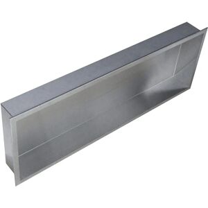 Nicchia da parete Bernstein - 90x30x10 cm - Acciaio inossidabile spazzolato - Spazio bagno Nicchia da parete Bernstein - 90x30x10 cm - Acciaio inossidabile spazzolato - Spazio bagno
