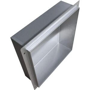 Niche mural Bernstein - Acier inoxydable brossé - 30x30x10 cm - Accessoire salle de bain moderne - Publicité Niche mural Bernstein - Acier inoxydable brossé - 30x30x10 cm - Accessoire salle de bain moderne - Publicité