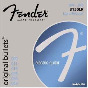 Fender Original Bullet 3150 Electric Guitar Strings - Pure Nickel - 9-46 Fender Original Bullet 3150 Electric Guitar Strings - Pure Nickel - 9-46