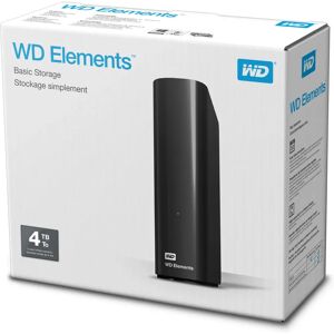 Western Digital WD Elements Desktop External Hard Drive - 4TB - Black Western Digital WD Elements Desktop External Hard Drive - 4TB - Black